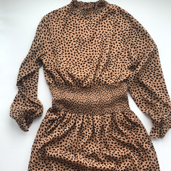She & Sky Leopard Print Mini Dress - Picture 2 of 10